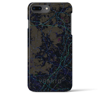 【八郷（茨城県）】地図柄iPhoneケース（バックカバータイプ）