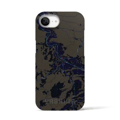 【矢島（秋田県）】地図柄iPhoneケース（バックカバータイプ）