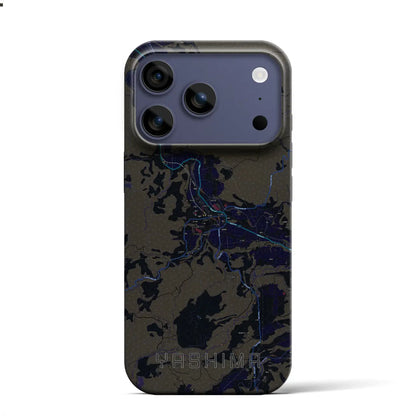 【矢島（秋田県）】地図柄iPhoneケース（バックカバータイプ）