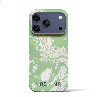 【矢島（秋田県）】地図柄iPhoneケース（バックカバータイプ）