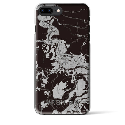 【矢島（秋田県）】地図柄iPhoneケース（クリアタイプ）