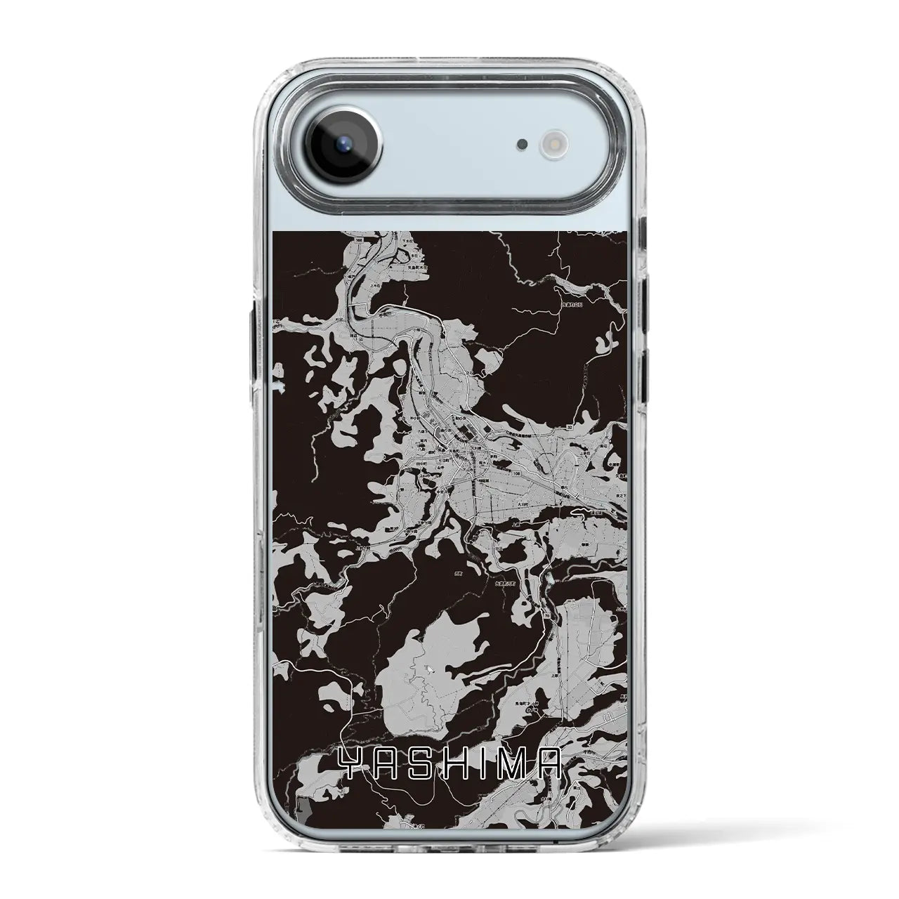 【矢島（秋田県）】地図柄iPhoneケース（MagSafeタイプ）