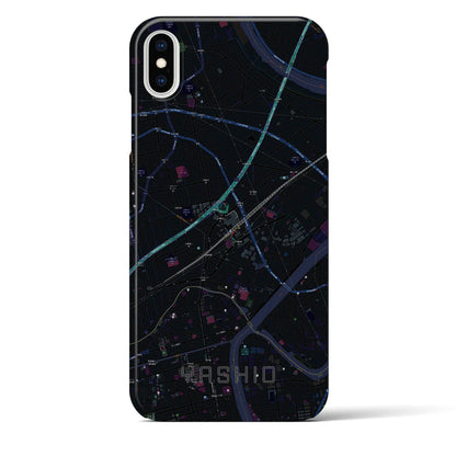 【八潮（埼玉県）】地図柄iPhoneケース（バックカバータイプ）