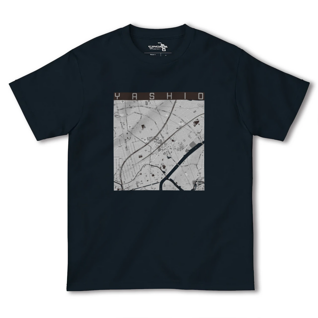 【八潮(埼玉県)】地図柄ヘビーウェイトTシャツ