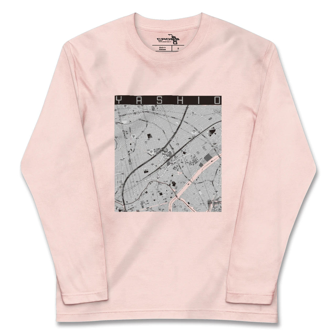 【八潮（埼玉県）】地図柄ロングスリーブTシャツ
