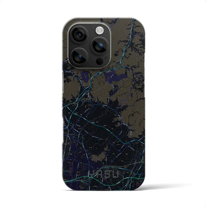 【夜須（福岡県）】地図柄iPhoneケース（バックカバータイプ）