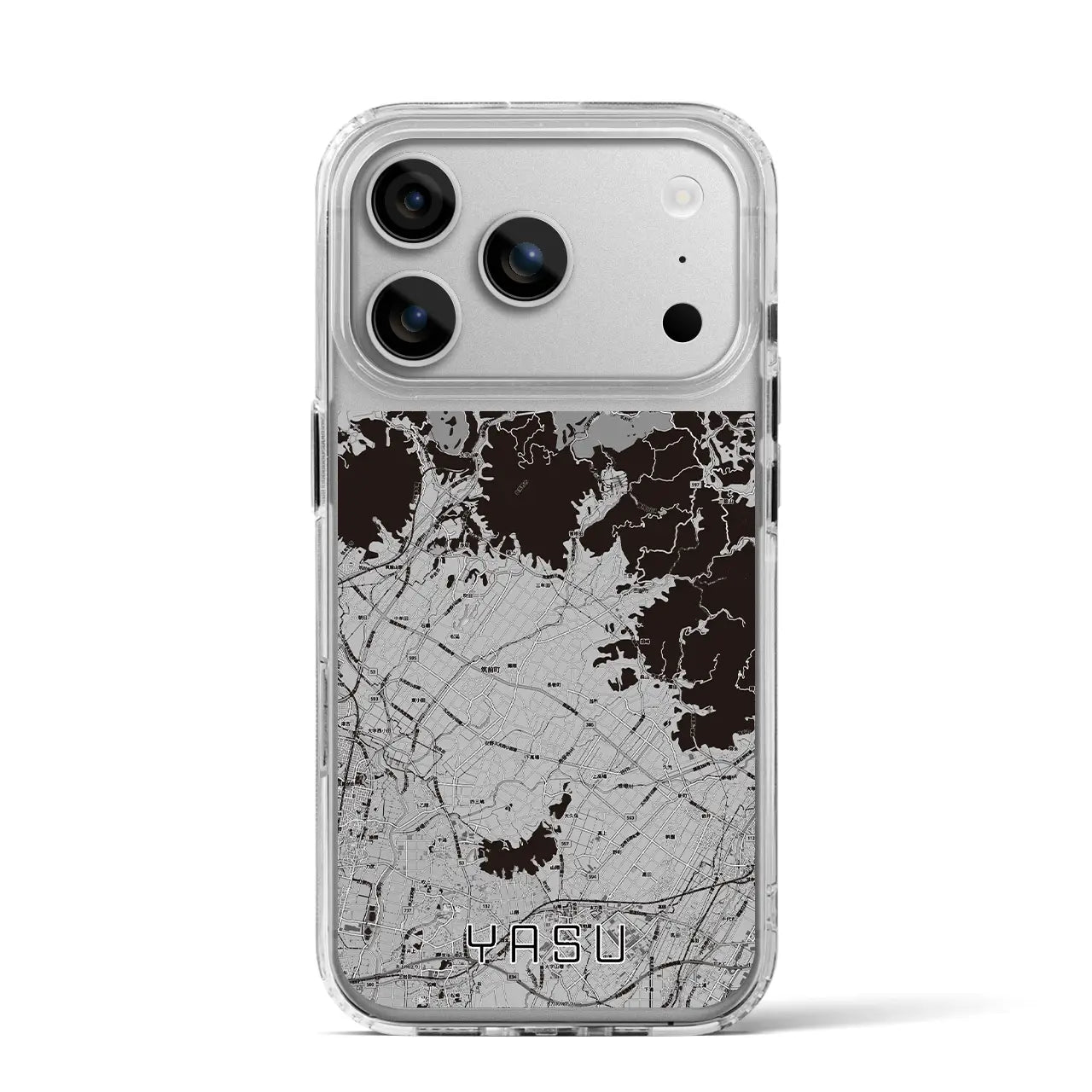 【夜須（福岡県）】地図柄iPhoneケース（MagSafeタイプ）