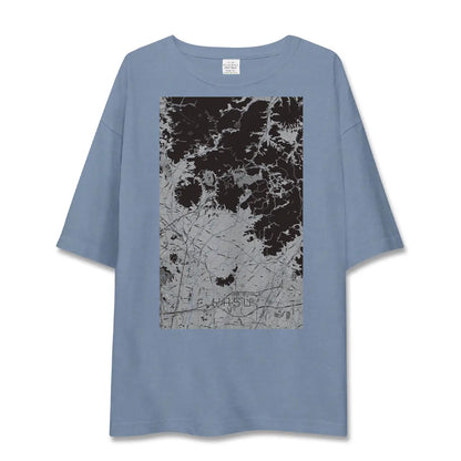 【夜須（福岡県）】地図柄ビッグシルエットTシャツ