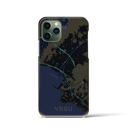 【夜須（高知県）】地図柄iPhoneケース（バックカバータイプ）