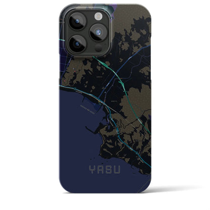 【夜須（高知県）】地図柄iPhoneケース（バックカバータイプ）