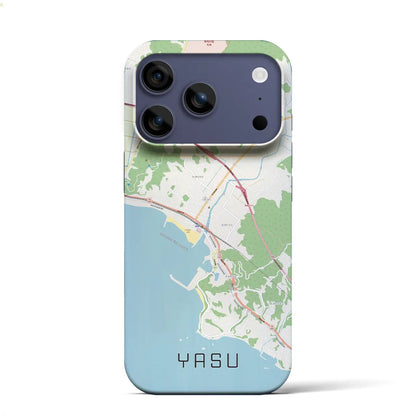 【夜須（高知県）】地図柄iPhoneケース（バックカバータイプ）