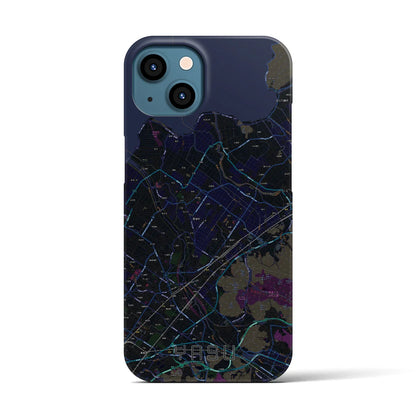 【野洲（滋賀県）】地図柄iPhoneケース（バックカバータイプ）