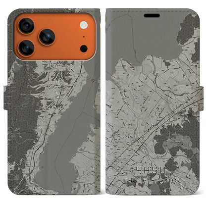 【野洲（滋賀県）】地図柄iPhoneケース（手帳タイプ）