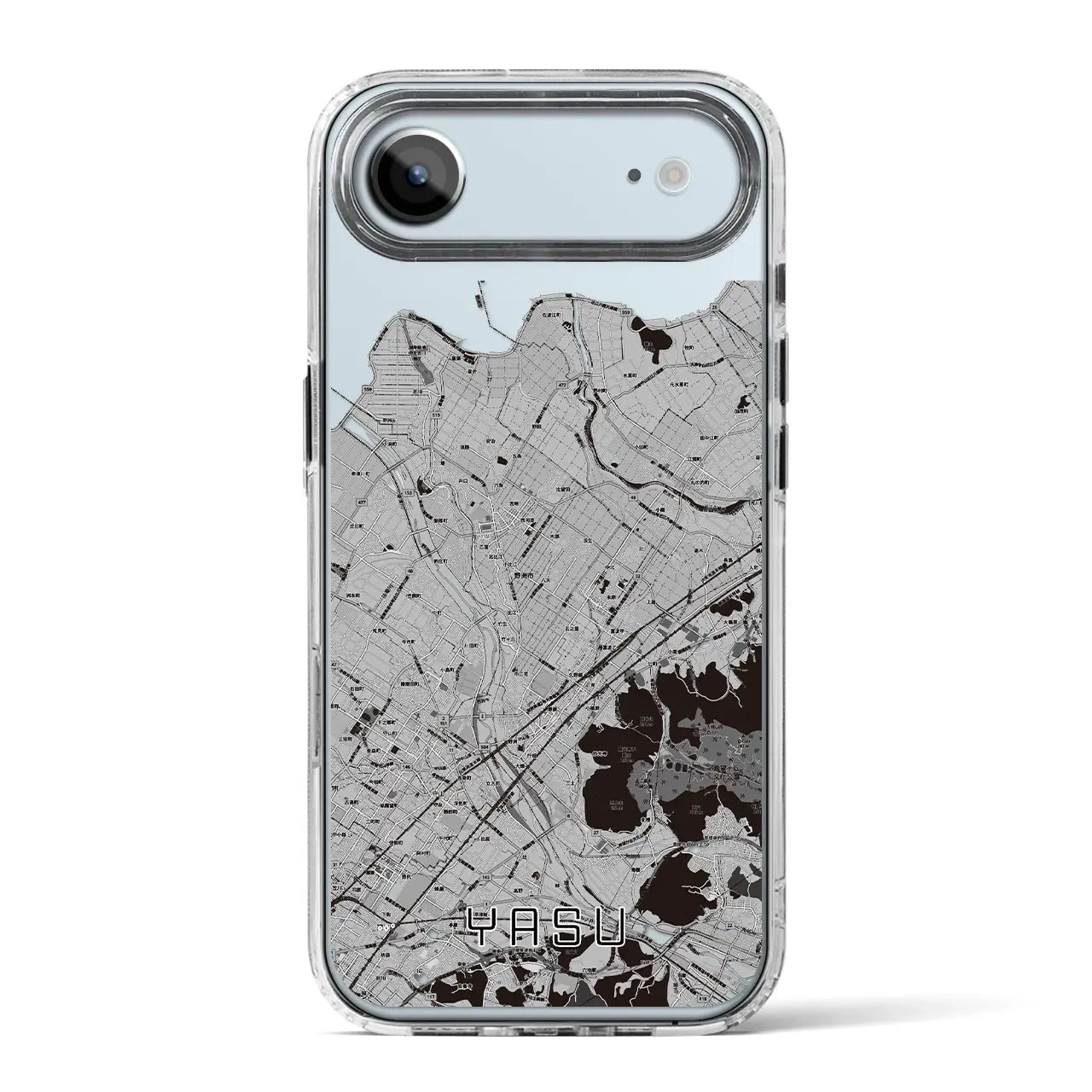 【野洲（滋賀県）】地図柄iPhoneケース（MagSafeタイプ）