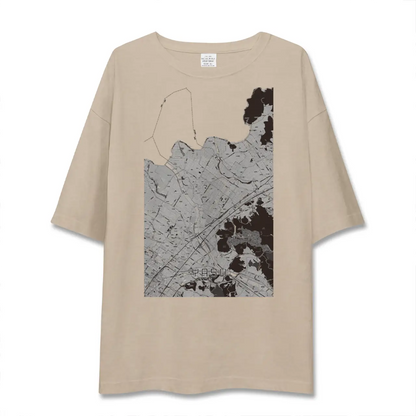 【野洲（滋賀県）】地図柄ビッグシルエットTシャツ