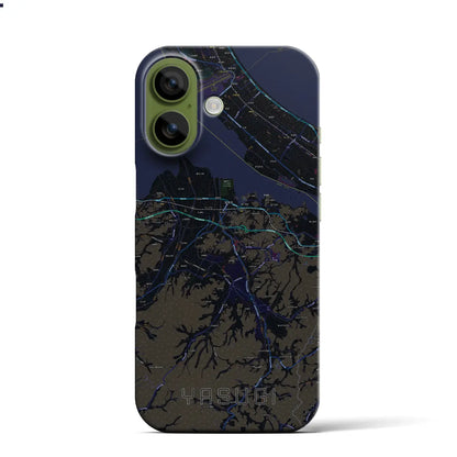 【安来（島根県）】地図柄iPhoneケース（バックカバータイプ）