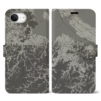 【安来（島根県）】地図柄iPhoneケース（手帳タイプ）