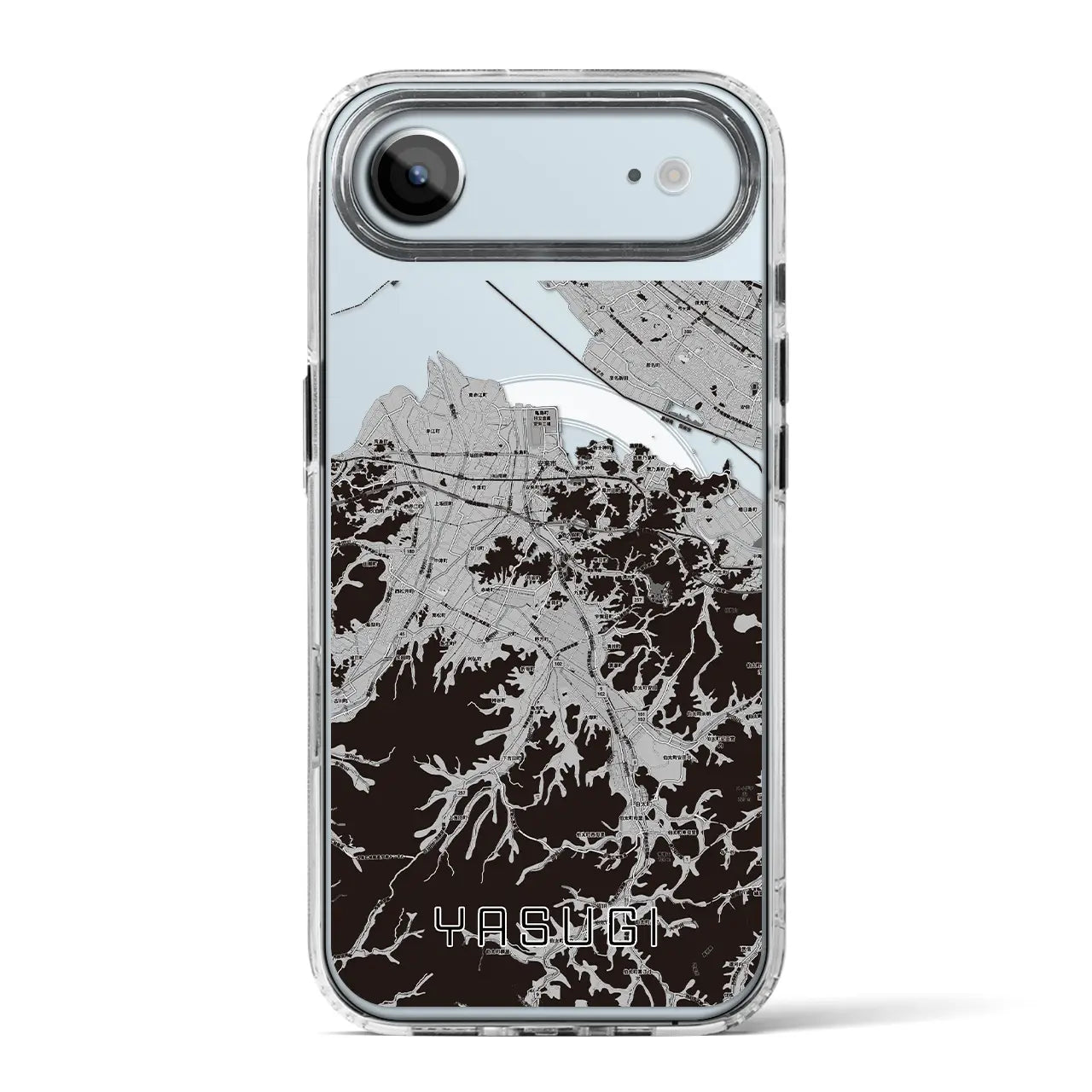 【安来（島根県）】地図柄iPhoneケース（MagSafeタイプ）