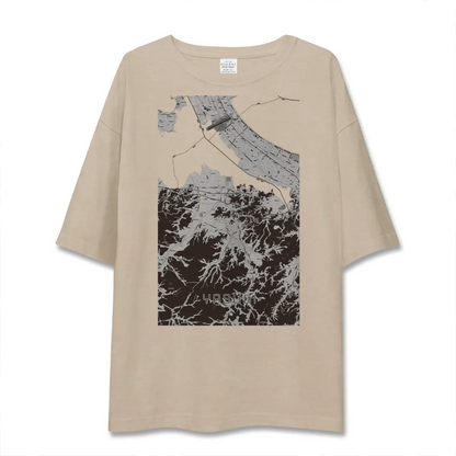 【安来（島根県）】地図柄ビッグシルエットTシャツ