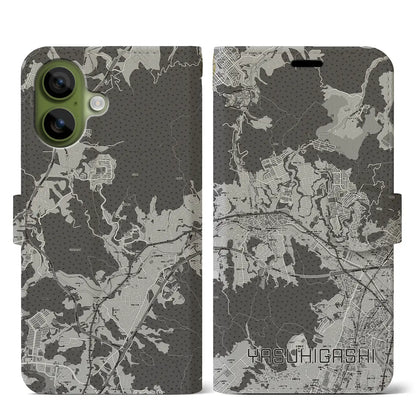 【安東（広島県）】地図柄iPhoneケース（手帳タイプ）