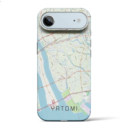 【弥富（愛知県）】地図柄iPhoneケース（バックカバータイプ）