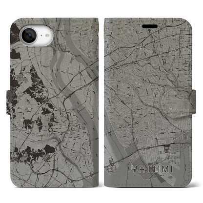 【弥富（愛知県）】地図柄iPhoneケース（手帳タイプ）