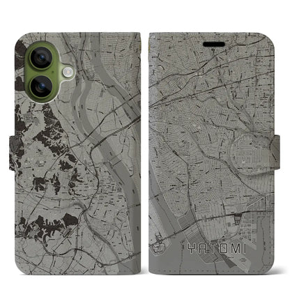 【弥富（愛知県）】地図柄iPhoneケース（手帳タイプ）