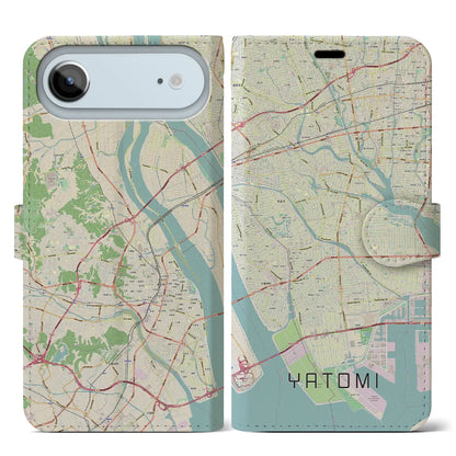 【弥富（愛知県）】地図柄iPhoneケース（手帳タイプ）