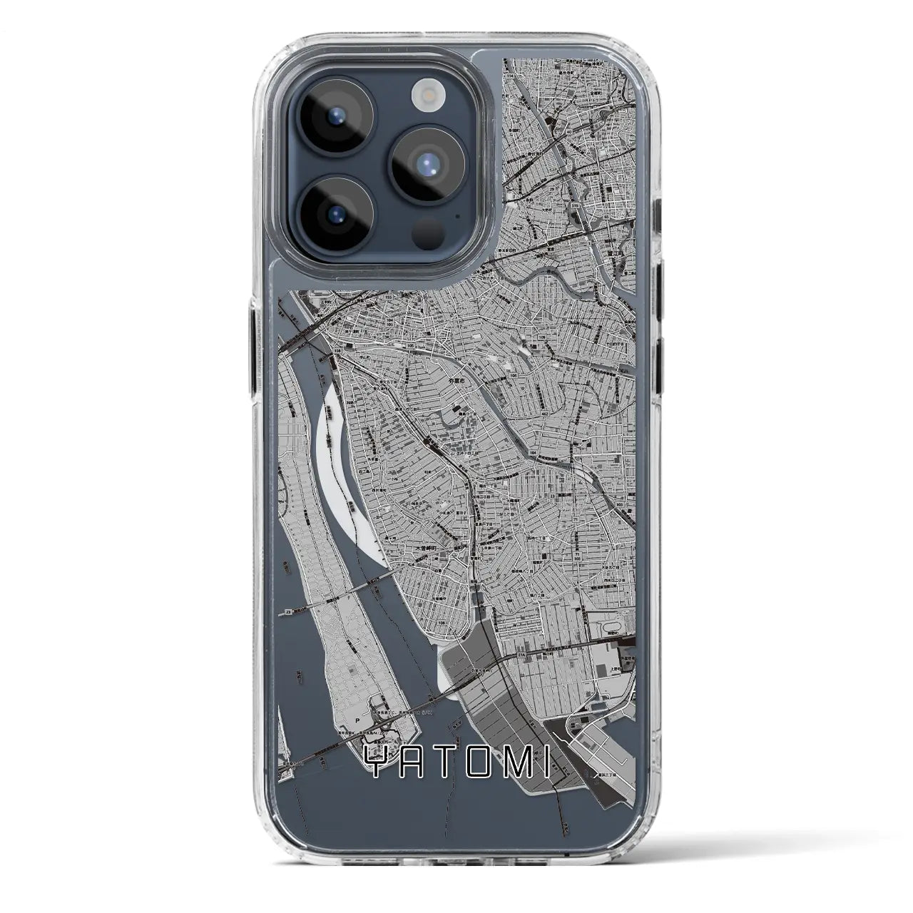 【弥富（愛知県）】地図柄iPhoneケース（MagSafeタイプ）