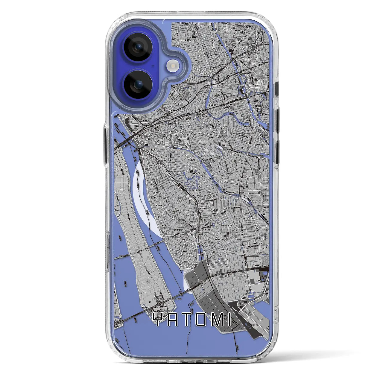 【弥富（愛知県）】地図柄iPhoneケース（MagSafeタイプ）