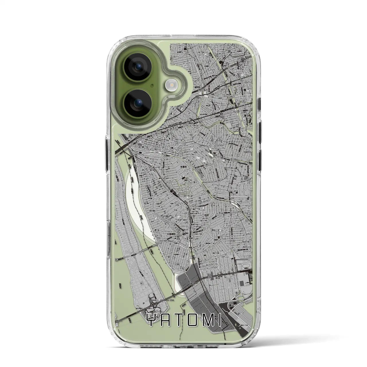 【弥富（愛知県）】地図柄iPhoneケース（MagSafeタイプ）