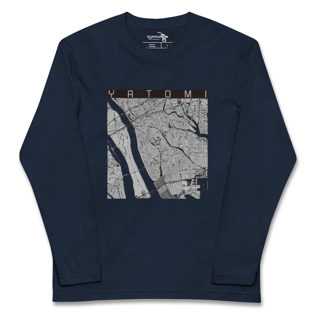 【弥富(愛知県)】地図柄ロングスリーブTシャツ