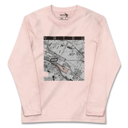 【谷津（千葉県）】地図柄ロングスリーブTシャツ