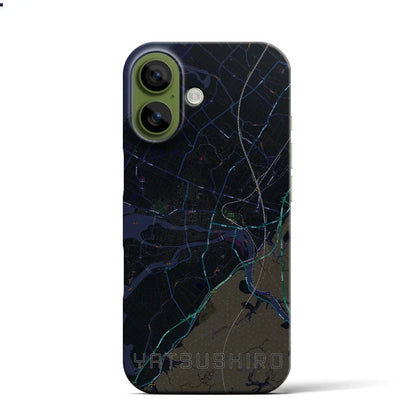 【八代（熊本県）】地図柄iPhoneケース（バックカバータイプ）