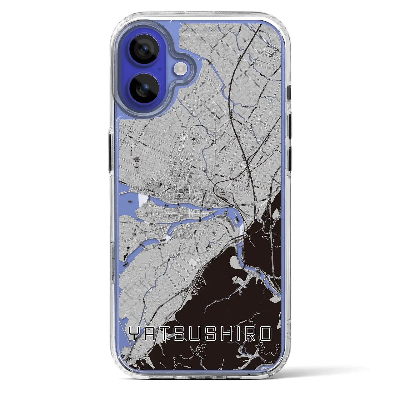 【八代（熊本県）】地図柄iPhoneケース（MagSafeタイプ）