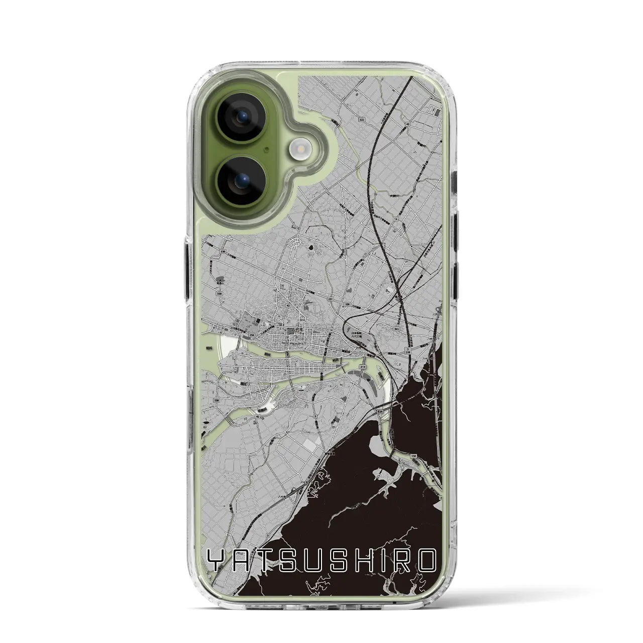 【八代（熊本県）】地図柄iPhoneケース（MagSafeタイプ）