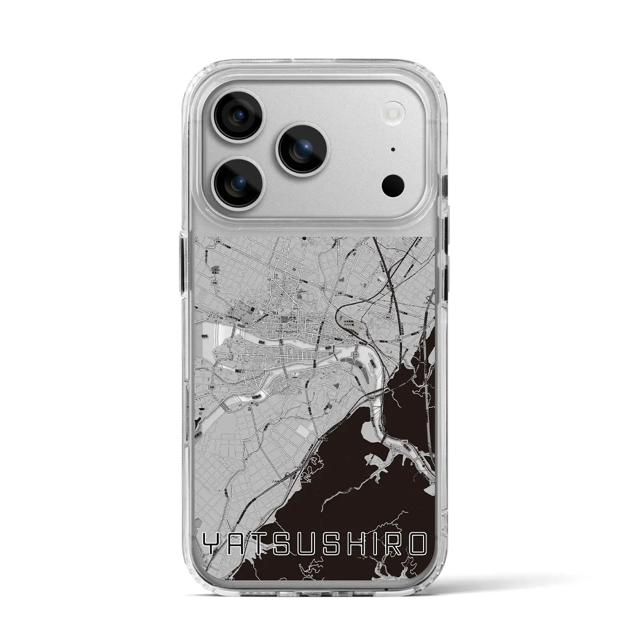 【八代（熊本県）】地図柄iPhoneケース（MagSafeタイプ）