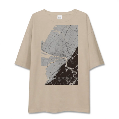 【八代（熊本県）】地図柄ビッグシルエットTシャツ