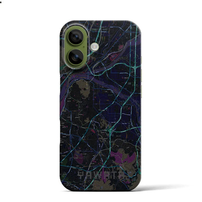 【八幡（京都府）】地図柄iPhoneケース（バックカバータイプ）