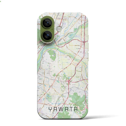 【八幡（京都府）】地図柄iPhoneケース（バックカバータイプ）