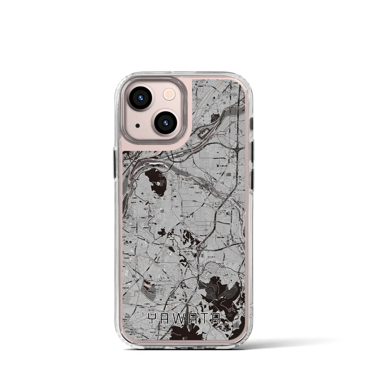 【八幡（京都府）】地図柄iPhoneケース（MagSafeタイプ）