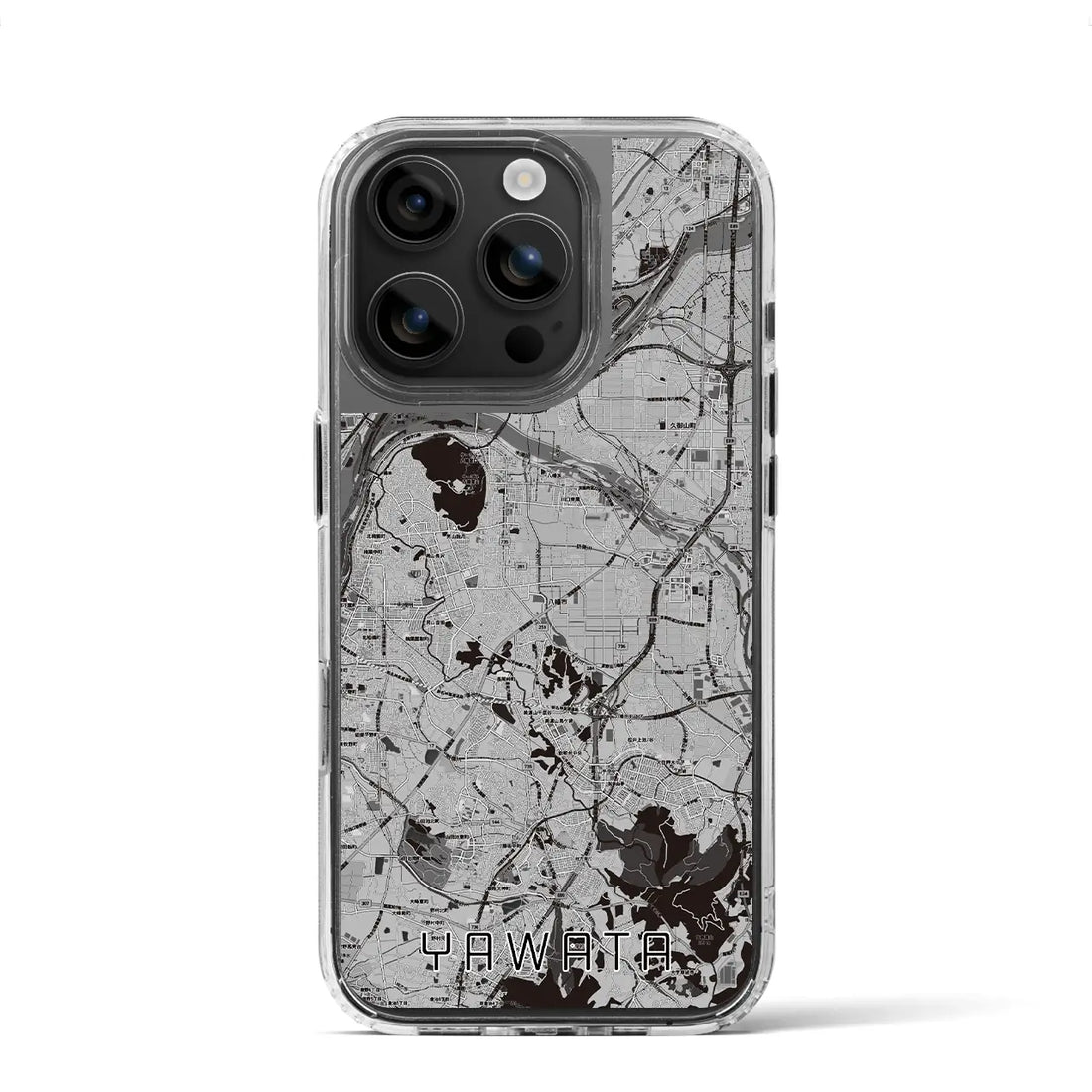 【八幡（京都府）】地図柄iPhoneケース（MagSafeタイプ）