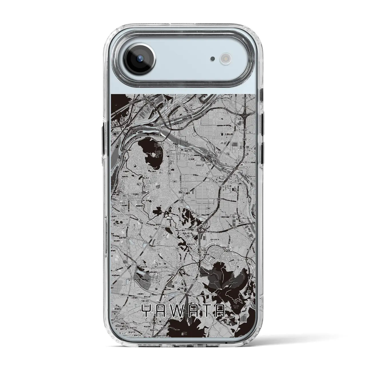 【八幡（京都府）】地図柄iPhoneケース（MagSafeタイプ）