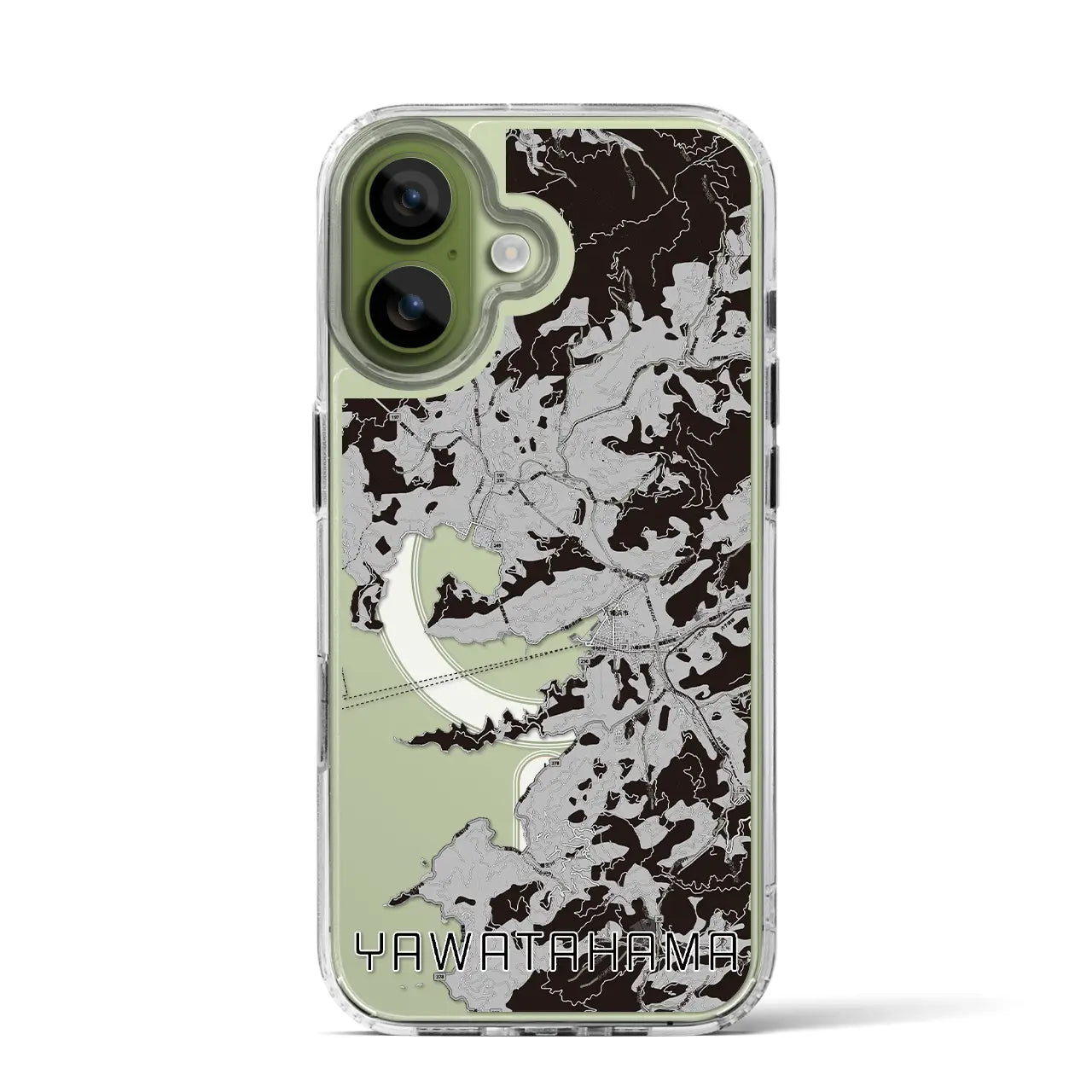 【八幡浜（愛媛県）】地図柄iPhoneケース（MagSafeタイプ）