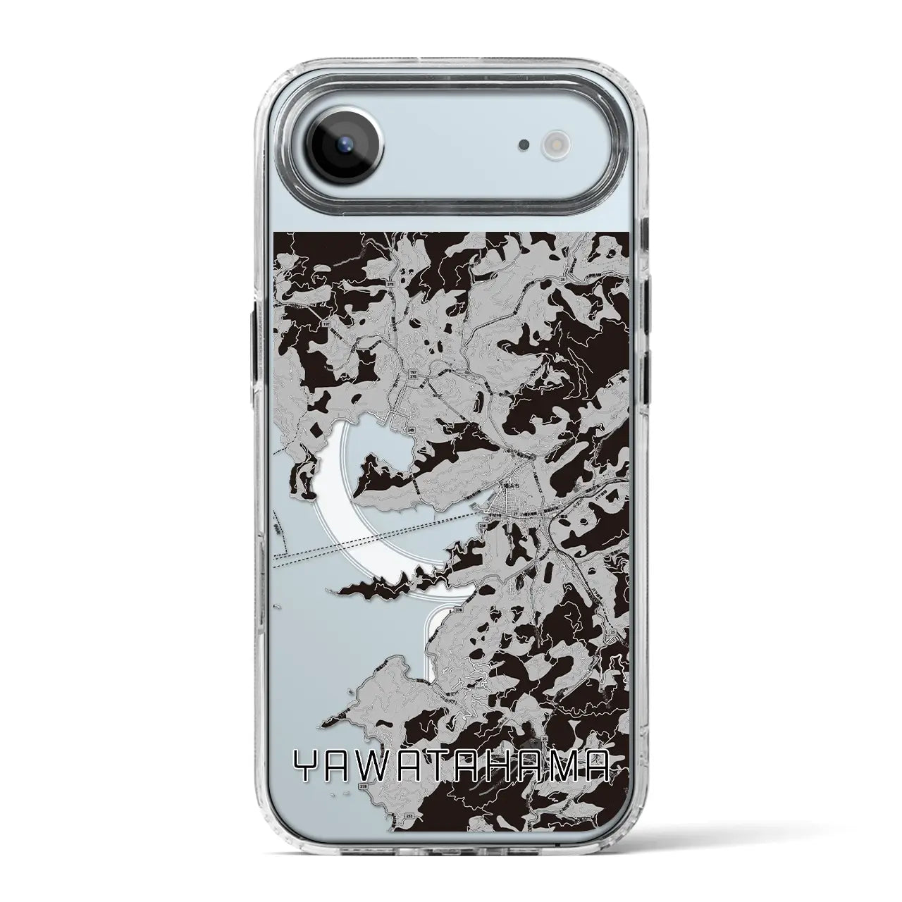 【八幡浜（愛媛県）】地図柄iPhoneケース（MagSafeタイプ）