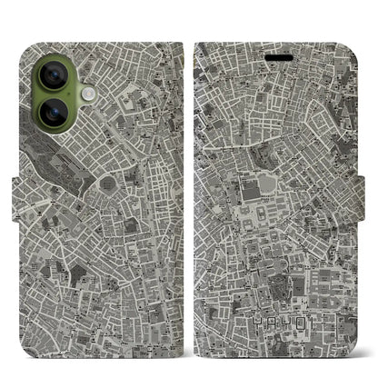 【弥生（東京都）】地図柄iPhoneケース（手帳タイプ）