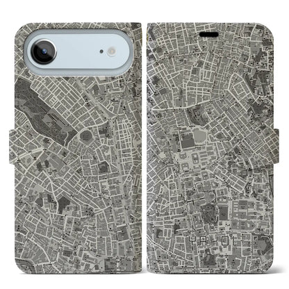 【弥生（東京都）】地図柄iPhoneケース（手帳タイプ）