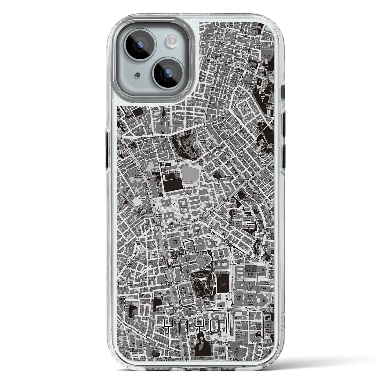 【弥生（東京都）】地図柄iPhoneケース（MagSafeタイプ）