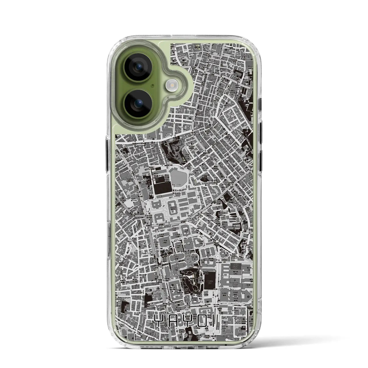 【弥生（東京都）】地図柄iPhoneケース（MagSafeタイプ）