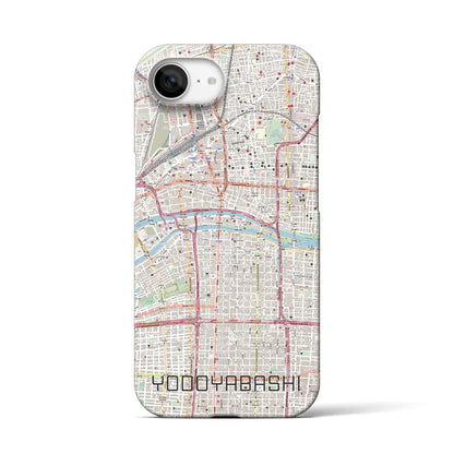 【淀屋橋（大阪府）】地図柄iPhoneケース（バックカバータイプ）